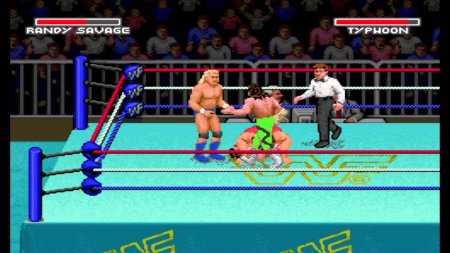    (WWF Super Wrestle Mania)   (16 bit) 